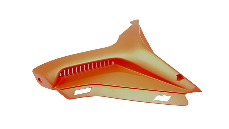 DEPO ÜST MUHAFAZASI HAVALANDIRMA PLASTİĞİ SOL TURUNCU (RZ125)